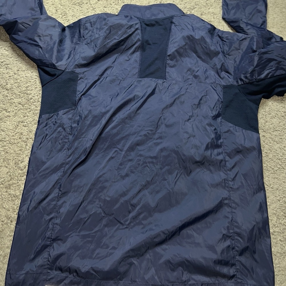 Smartwool Jacket Mens Large Blue Merino Sport Ultra Light Coat Hiking Ripstop - Picture 6 of 6